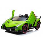 Elektrické autíčko - Lamborghini Veneno - nelakované - zelené